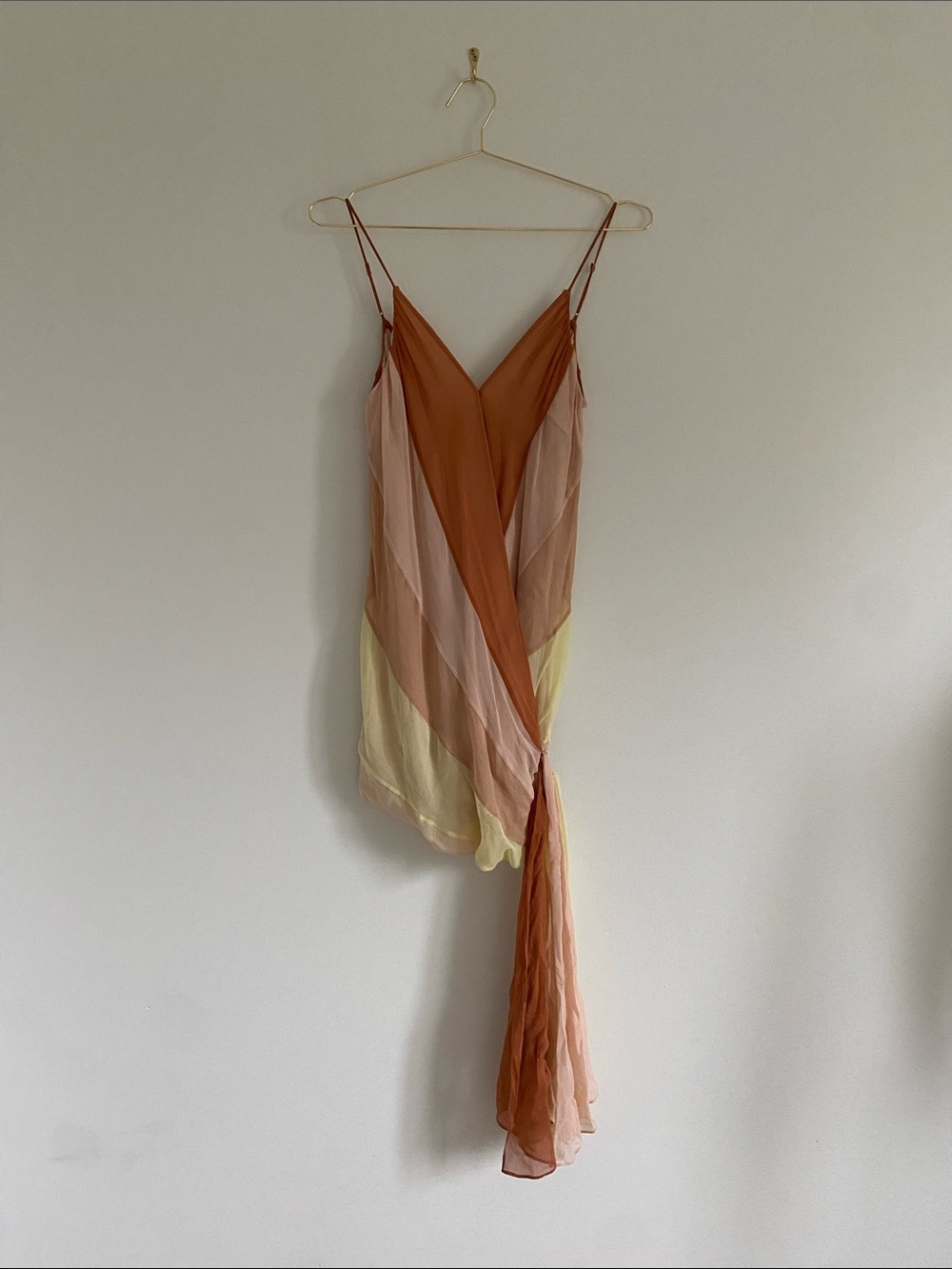 NWT Cinq à Sept 100% Silk Rian Colorblock Mini Dress | Size 0 - Picture 2 of 12